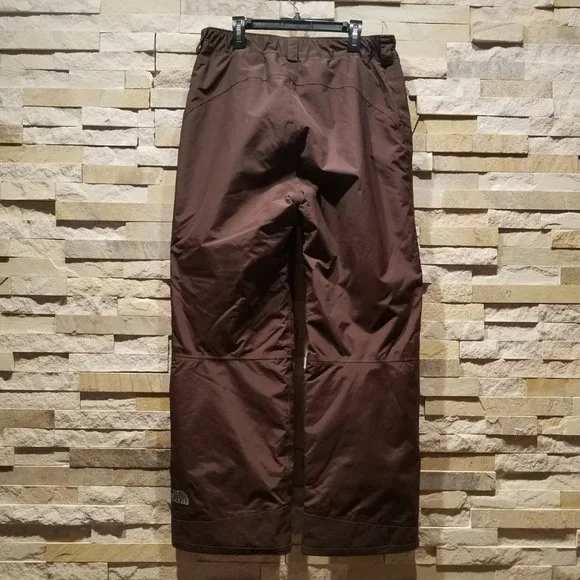 North Face XS Womens Brown Ski Snow Snowboard Winter Waterproof Pants Snowsuit